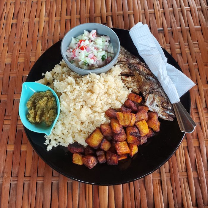 Attiéké + Poisson